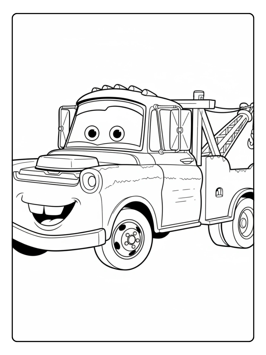 Cars disegni da colorare Cricchetto