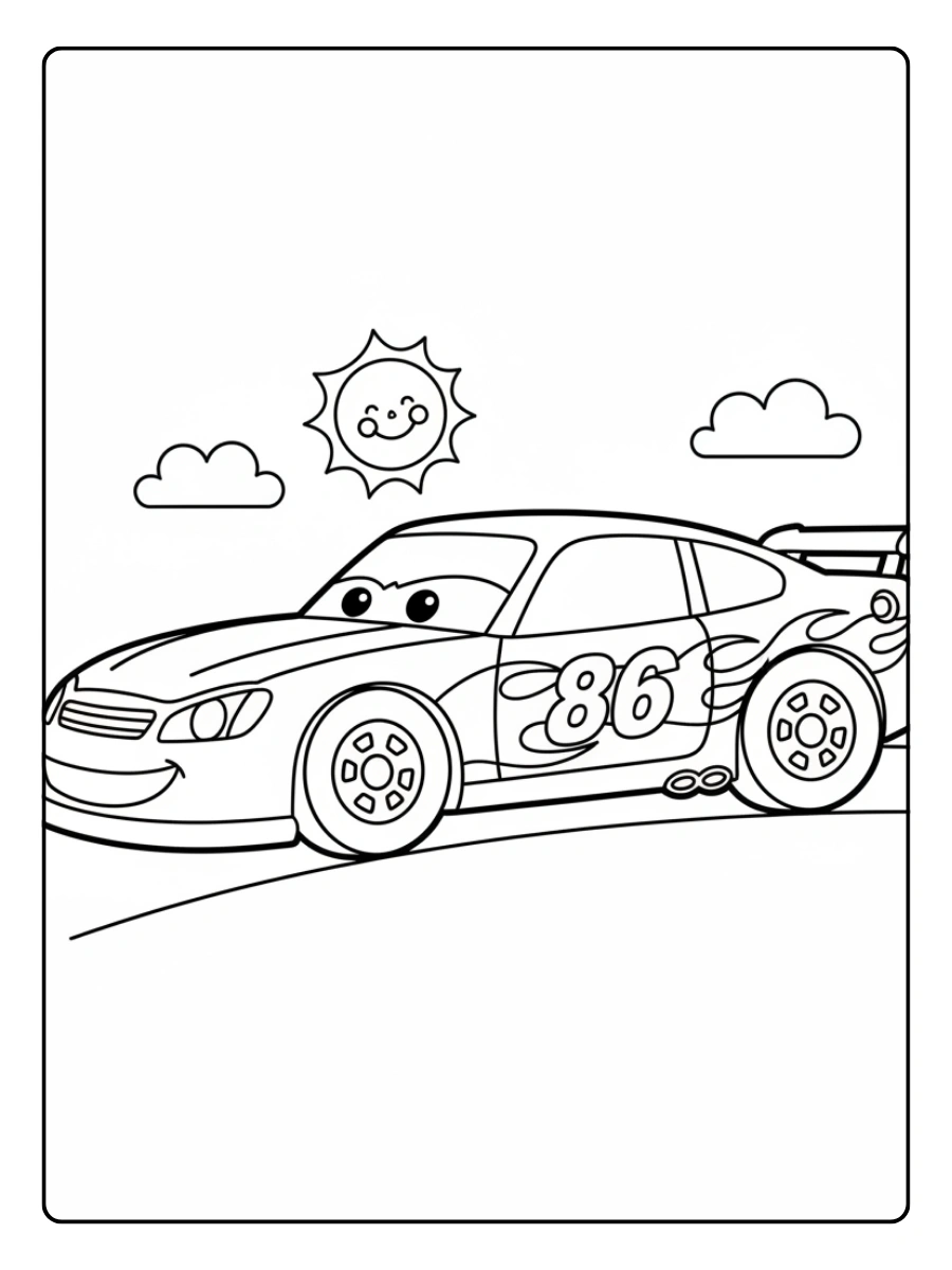 Cars disegni da colorare