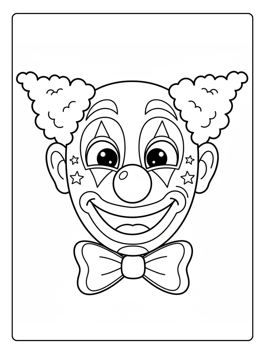 Disegni da Colorare Maschere di Carnevale – Maschera divertente