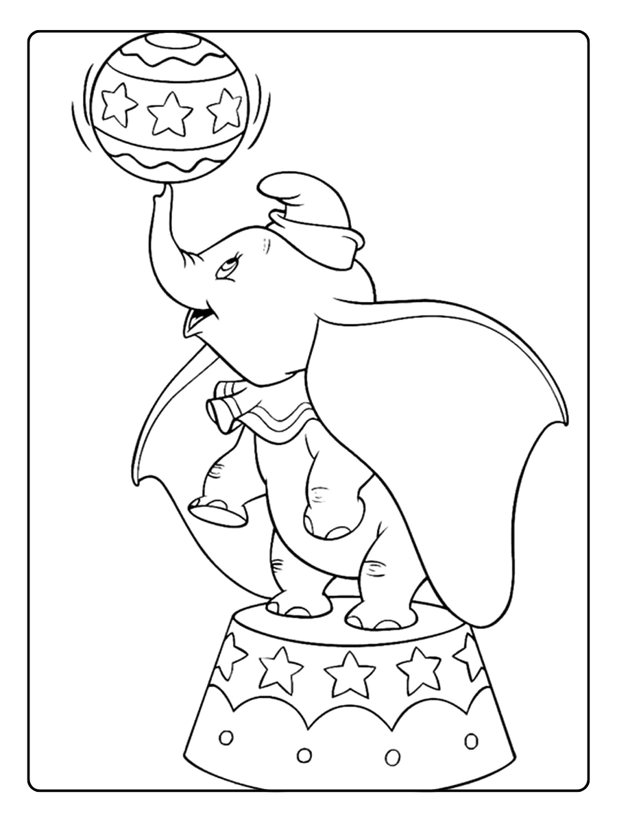 Disegni da colorare Dumbo