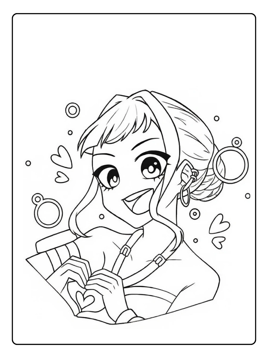 Disegni da colorare K Pop Demon Hunters gratis