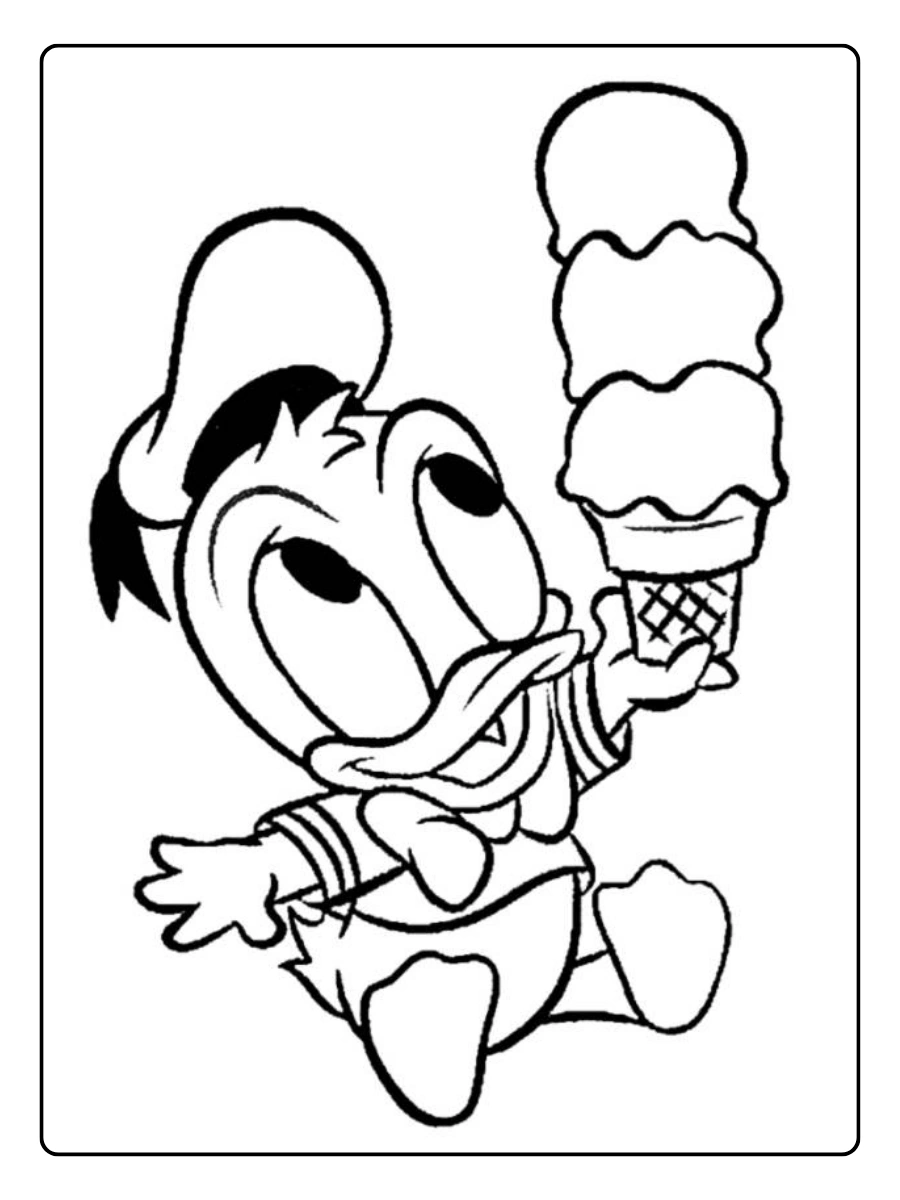 Disegni da colorare Paperino