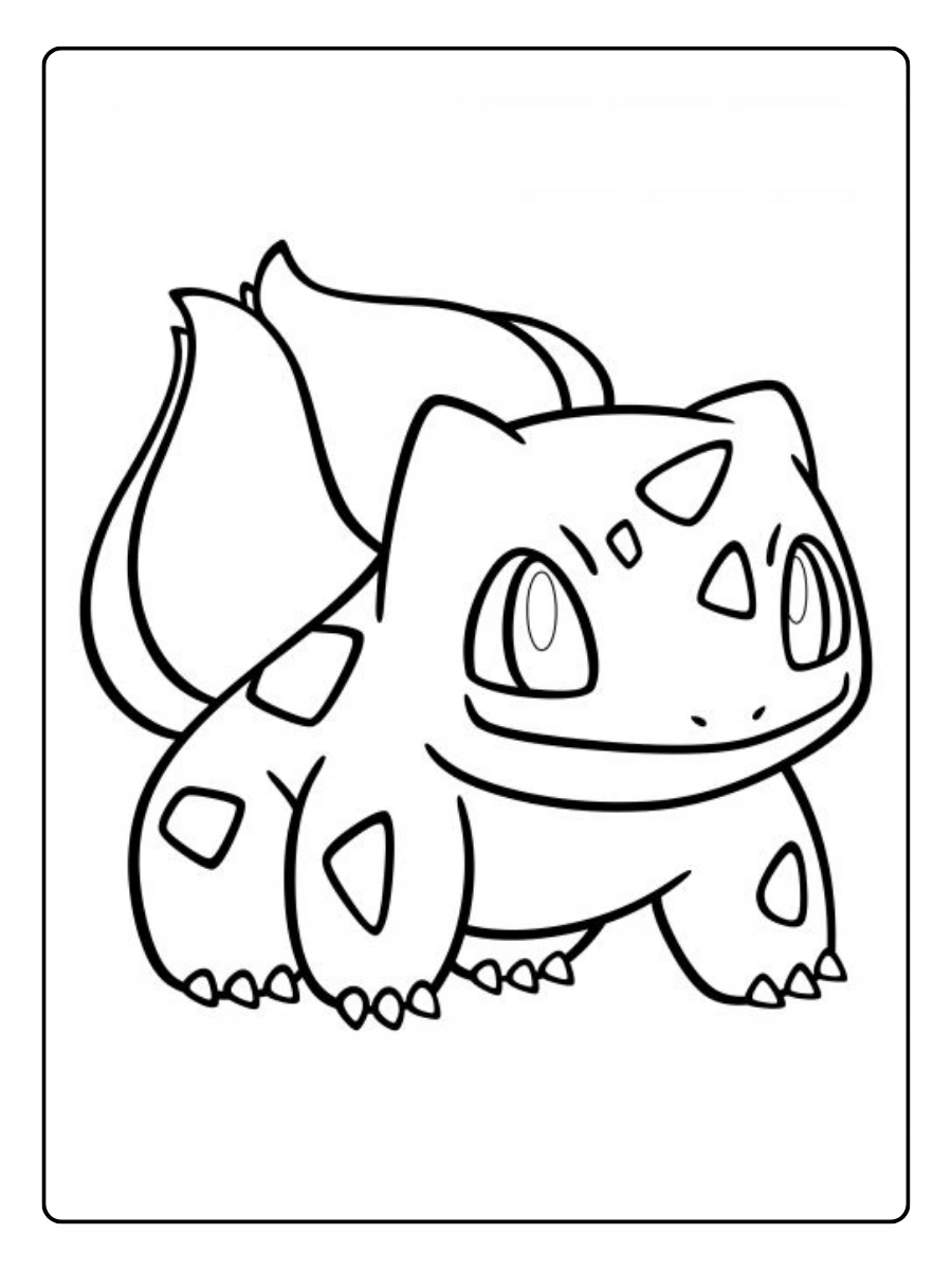 Disegni da colorare Pokémon Bulbasaur