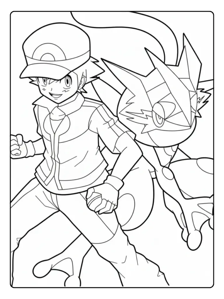 Disegni da colorare Pokémon Lucario