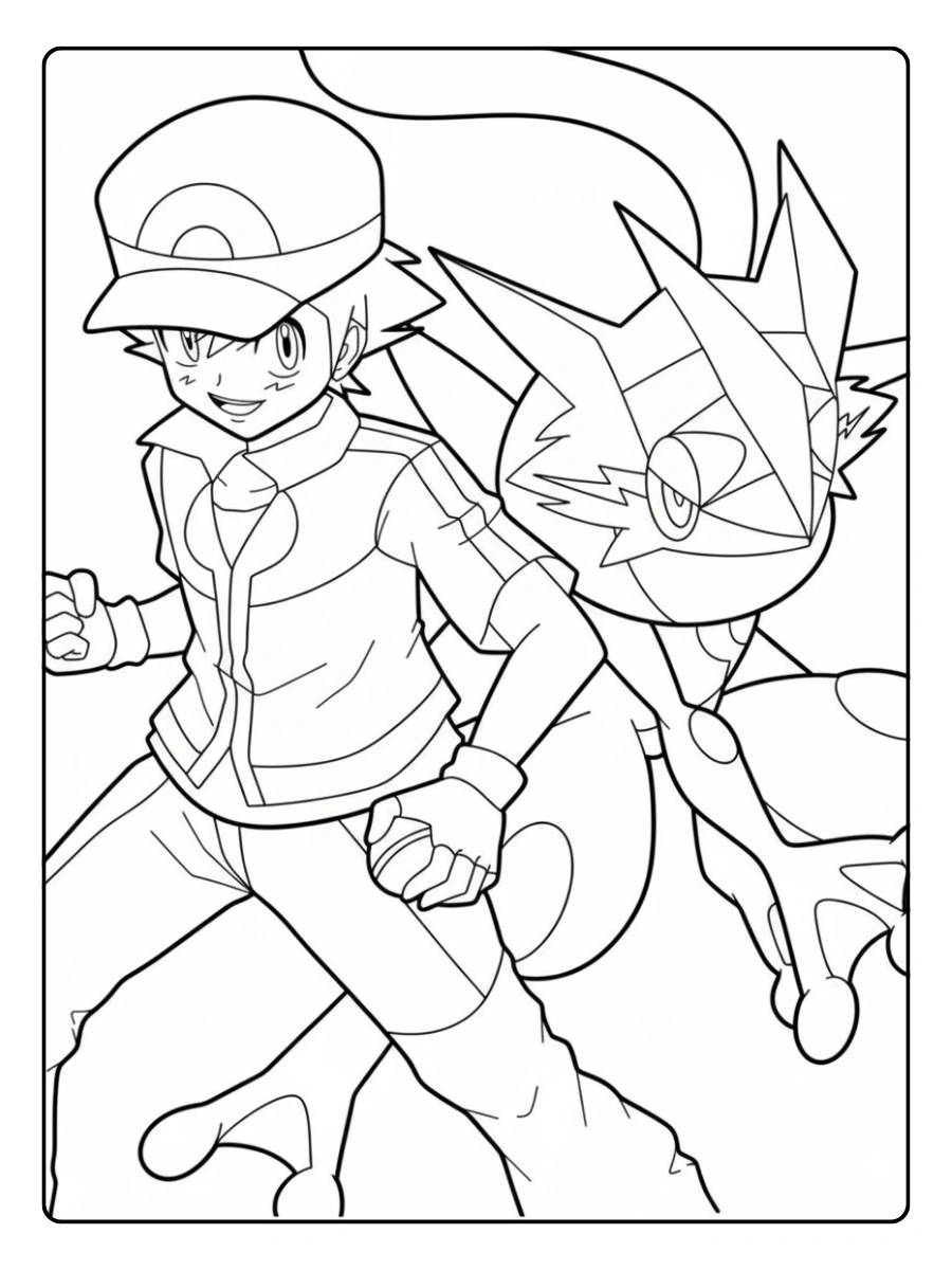 Disegni da colorare Pokémon Lucario