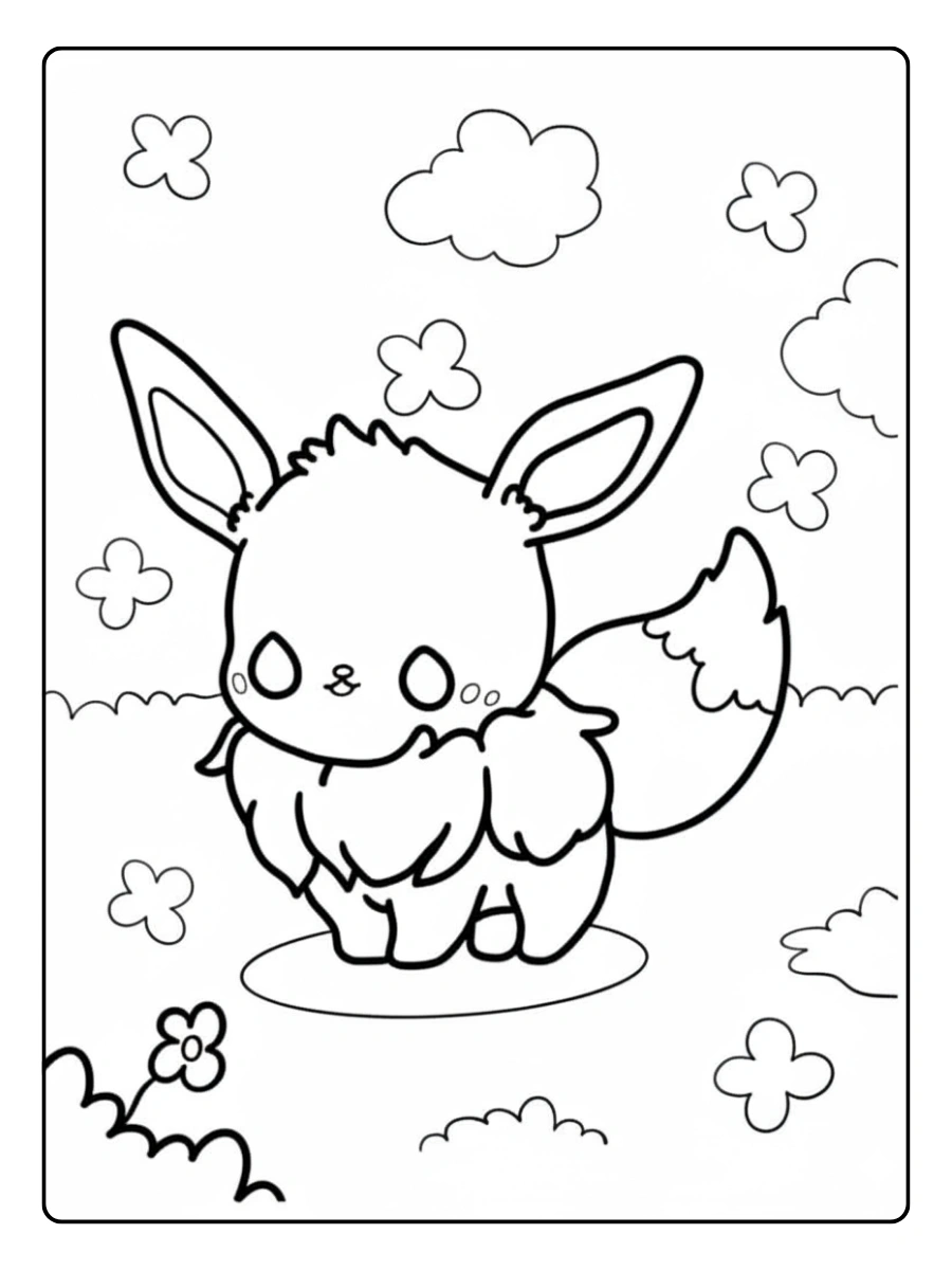 Disegni da colorare Pokémon kawaii