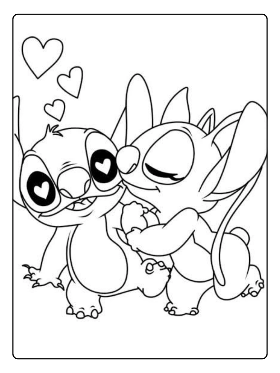 Disegni da colorare Stitch gratuito