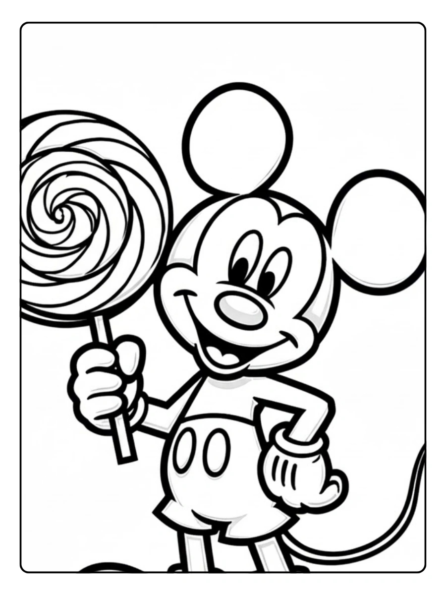 Disegni da colorare Topolino