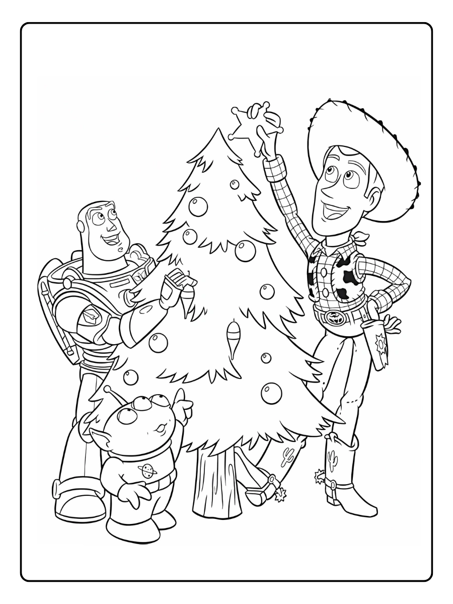 Disegni da colorare Woody gratis