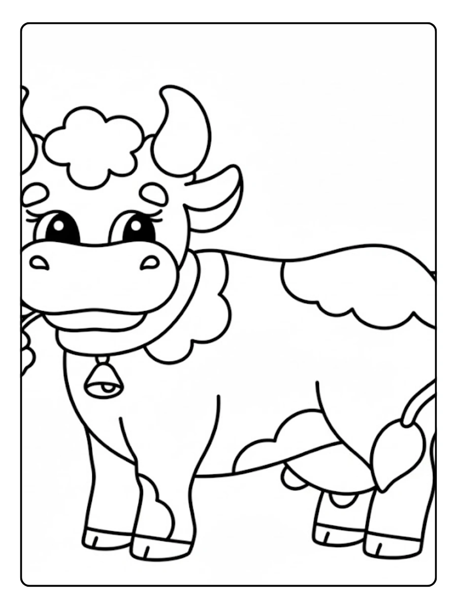 Disegni da colorare animali fattoria per scuola materna