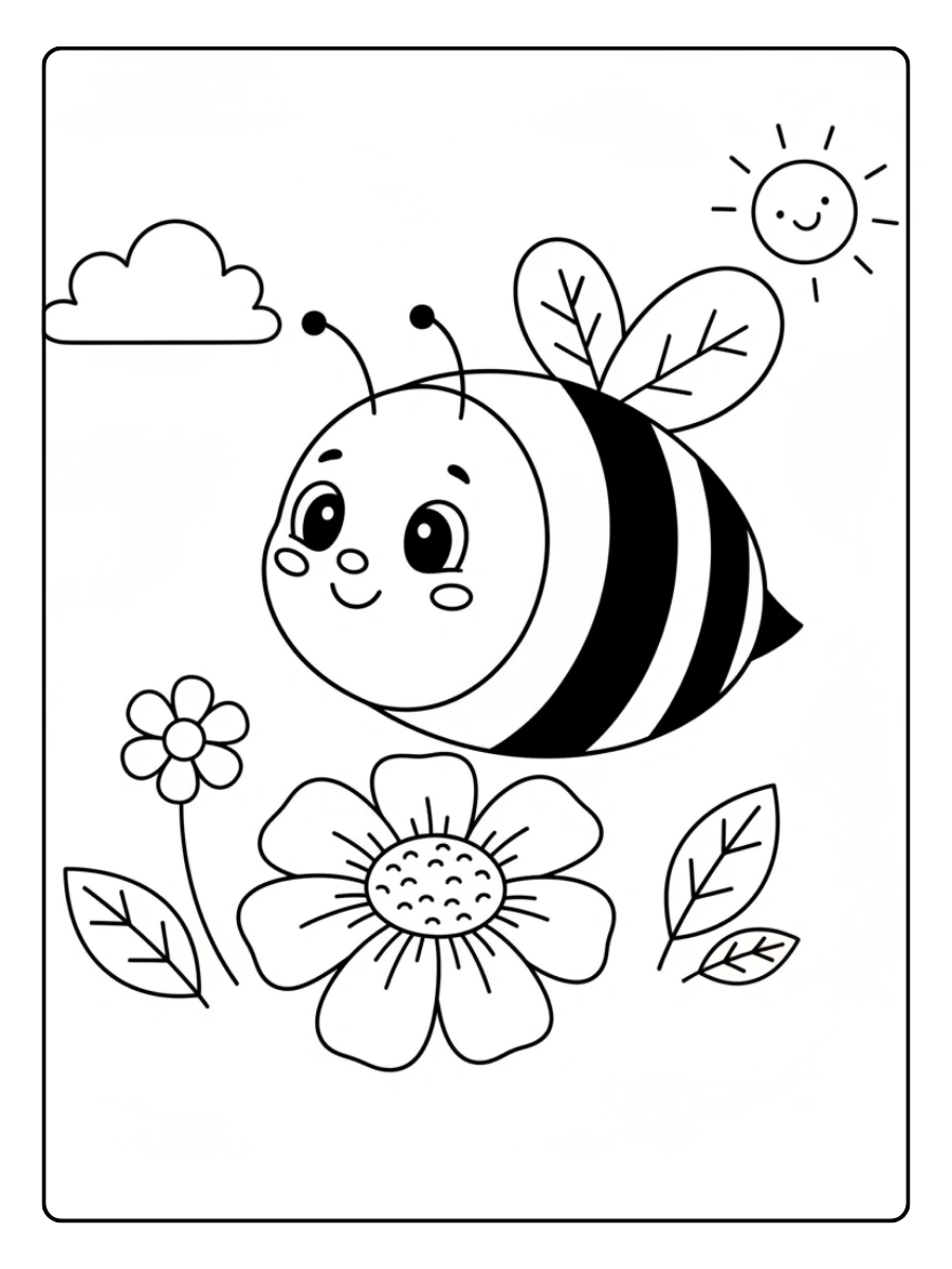 Disegni da colorare api