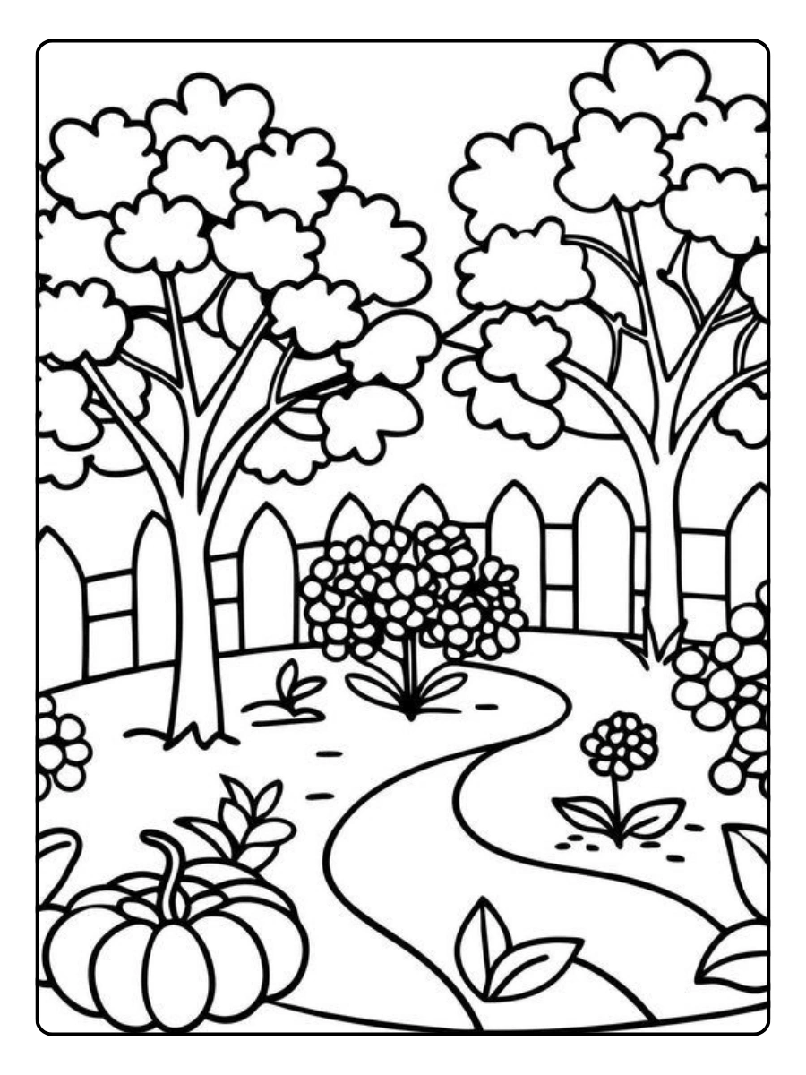 Disegni da colorare di piante da giardino girasoli