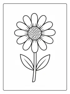 Disegni da colorare di piante fiori naturali