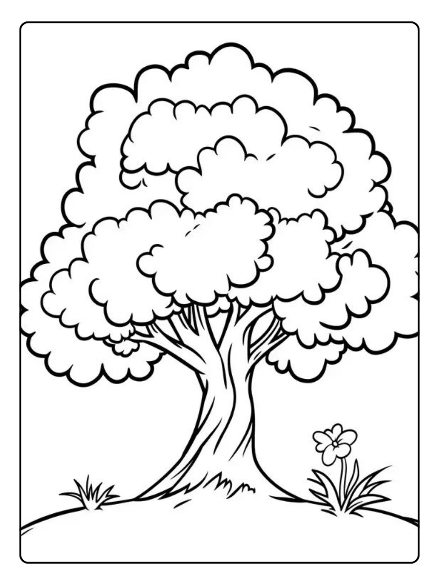 Disegni da colorare di piante tropicali dettagliati