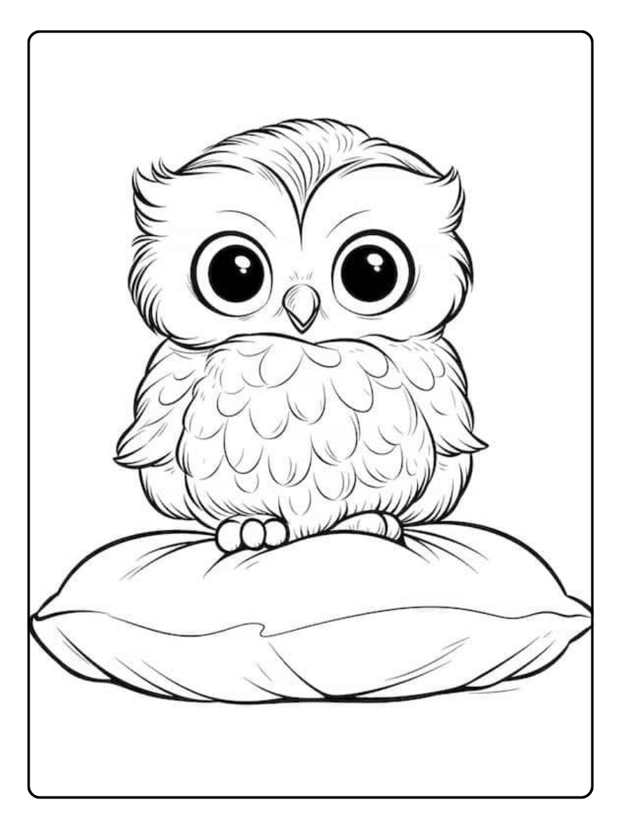 Disegni da colorare gufi per stampare gratis