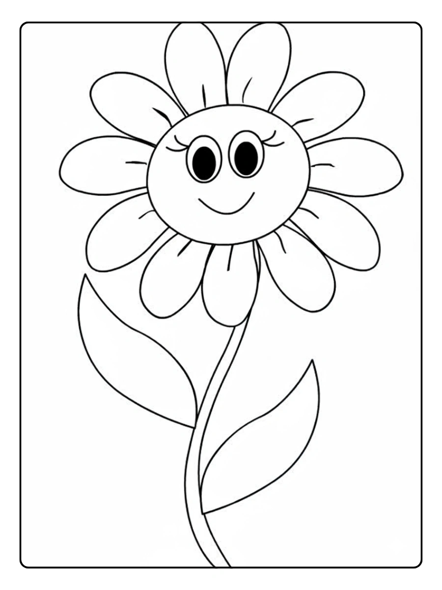 Disegni da colorare margherita