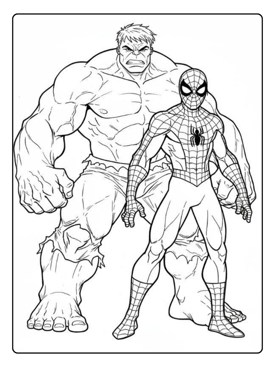 Disegni da colorare supereroe mascherato