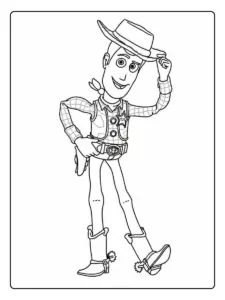 Woody Toy Story da colorare