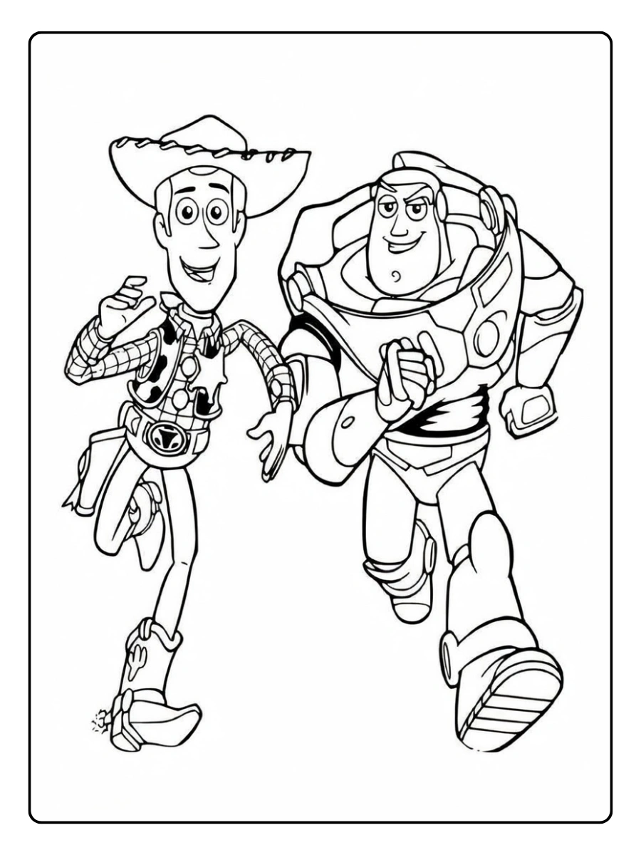 Woody disegni da colorare