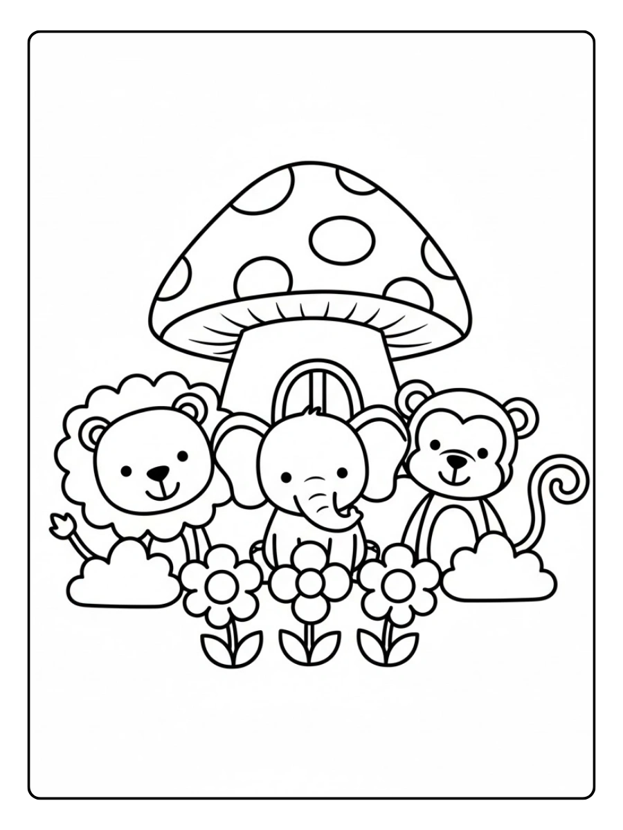 cartoni animati per bambini piccoli da colorare