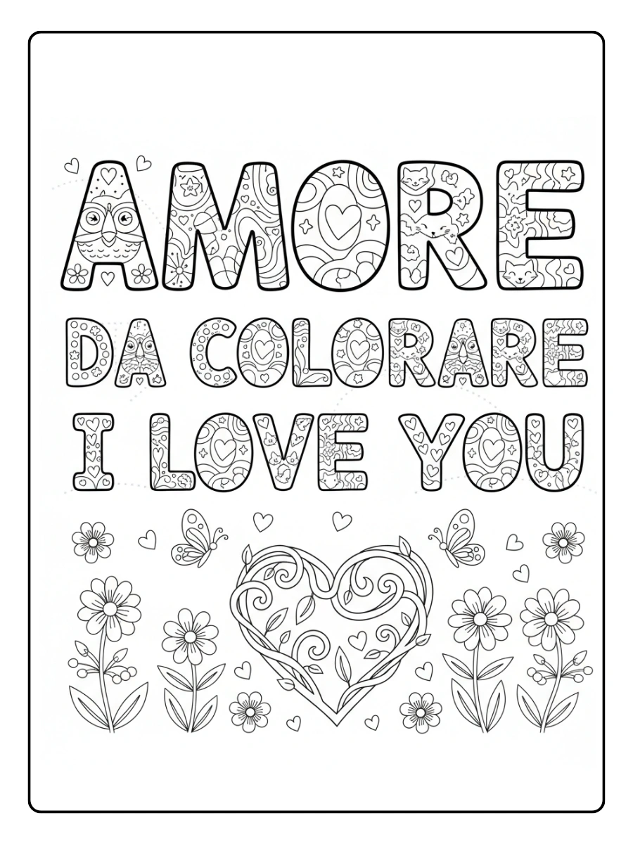 Amore da Colorare (3)