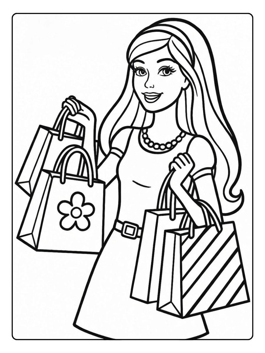 Barbie disegni da colorare