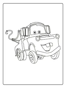 Cars Disney da colorare