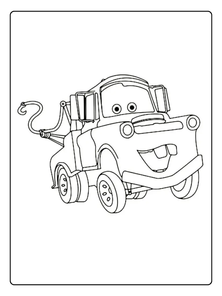 Cars Disney da colorare