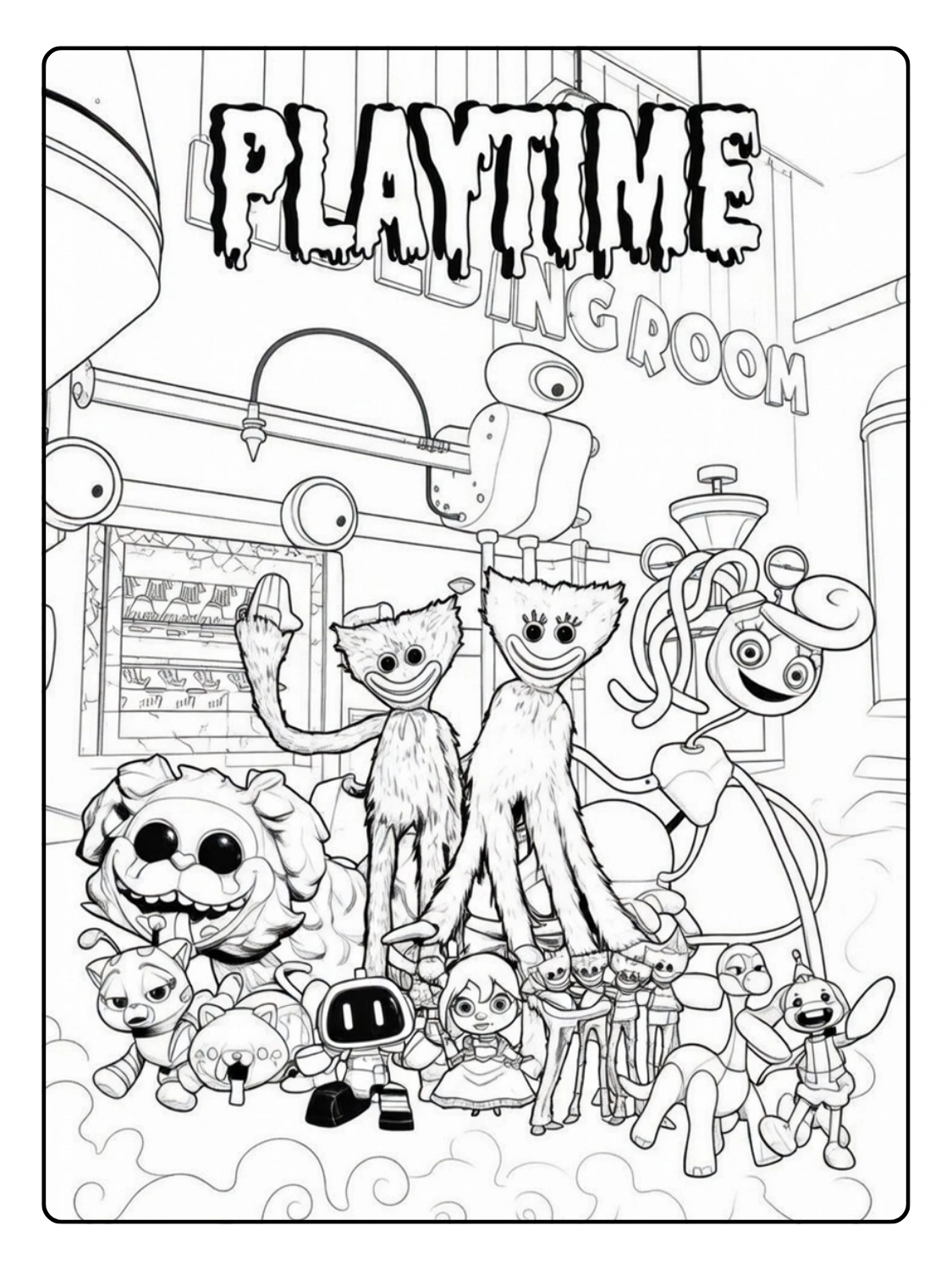 Disegni da Colorare Poppy Playtime Chapter 5 (14)