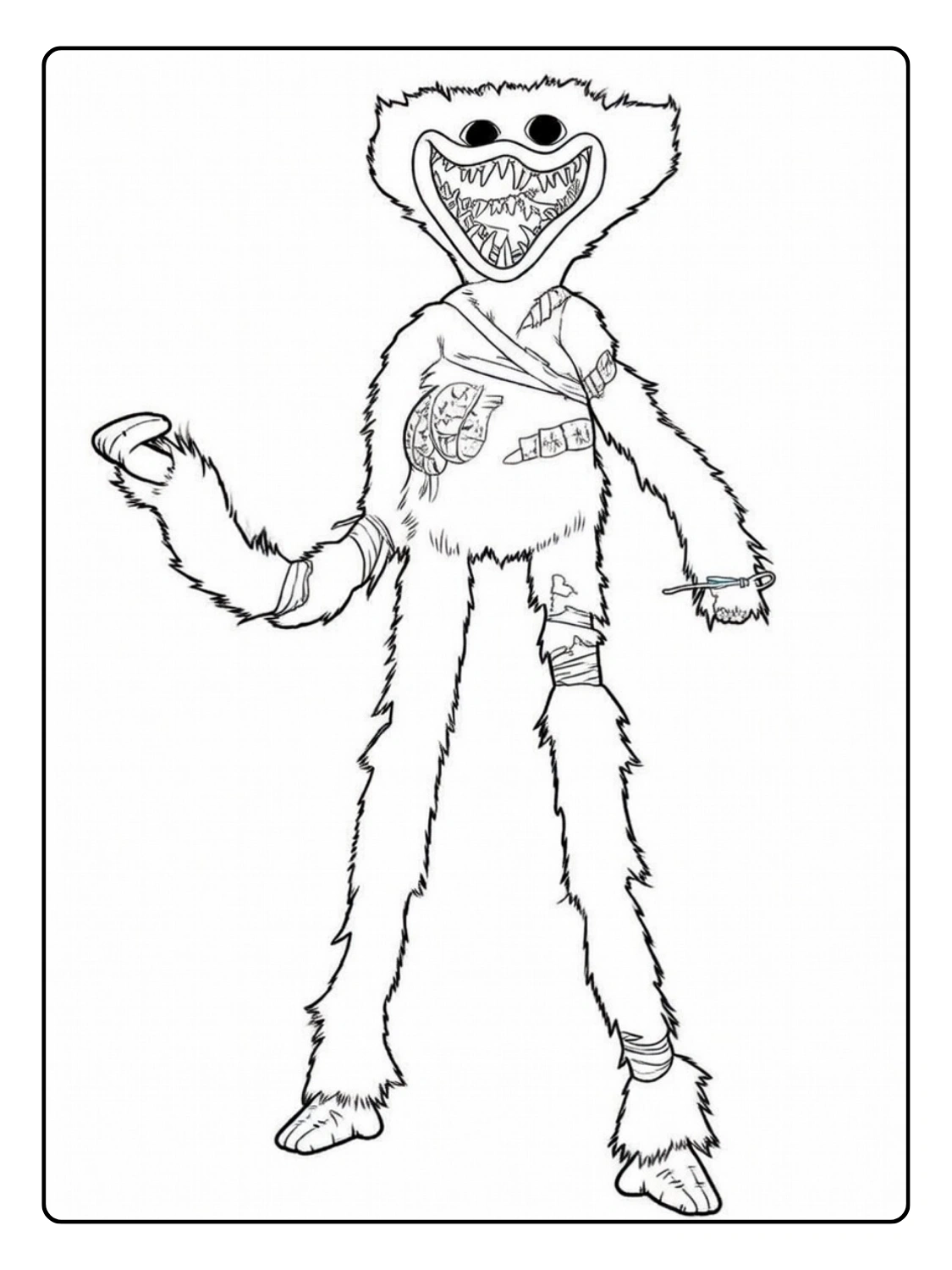 Disegni da Colorare Poppy Playtime Chapter 5 (2)