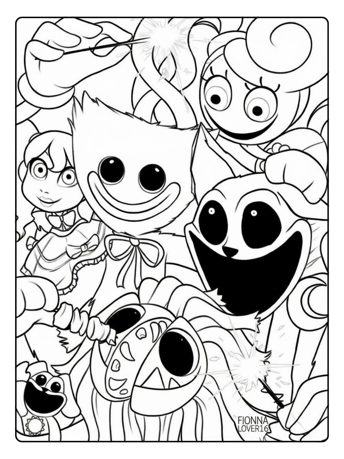 Disegni da Colorare Poppy Playtime Chapter 5 (30)