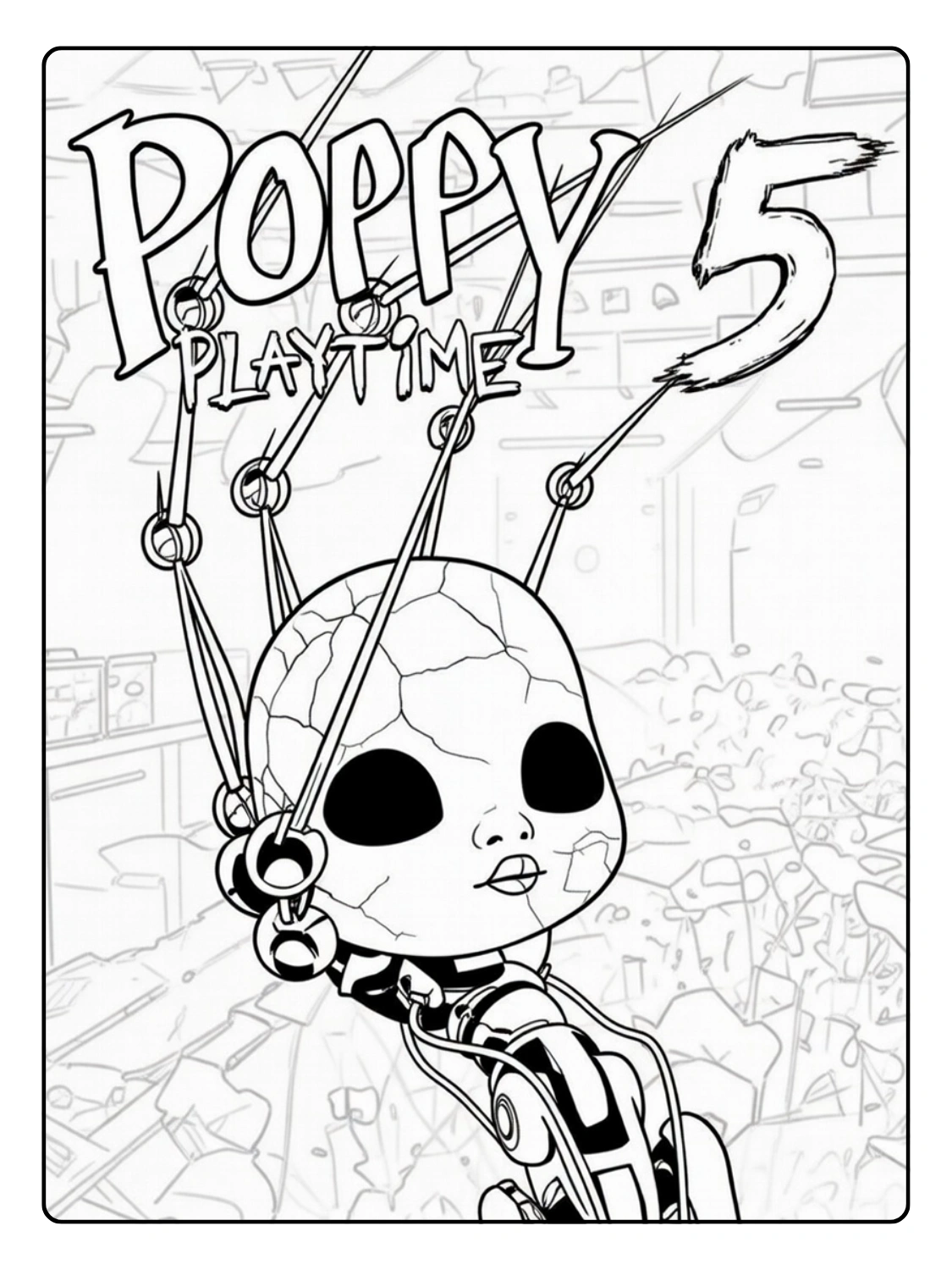 Disegni da Colorare Poppy Playtime Chapter 5