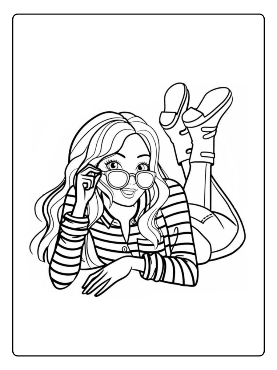 Disegni da colorare Barbie da stampare