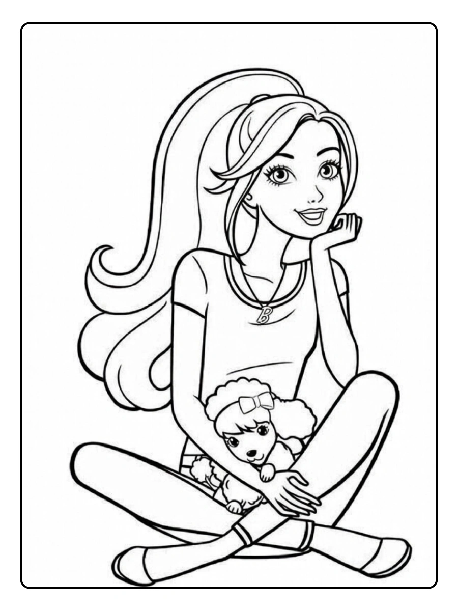 Disegni da colorare Barbie