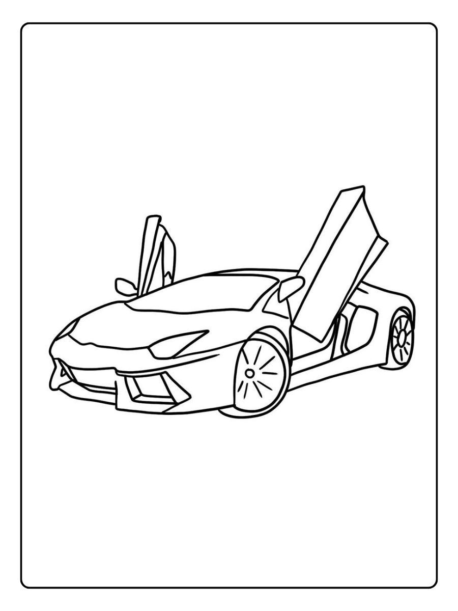 Disegni da colorare Cars PDF