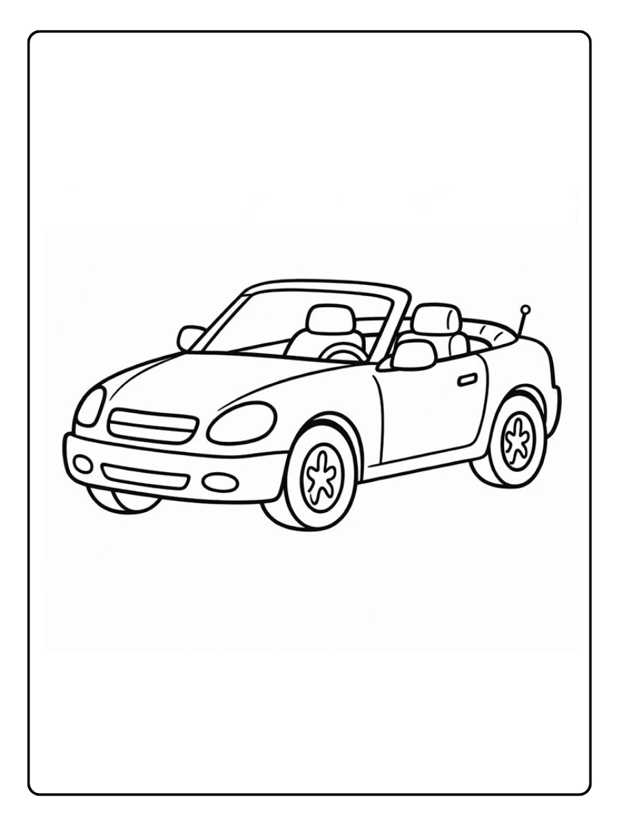 Disegni da colorare Cars semplici