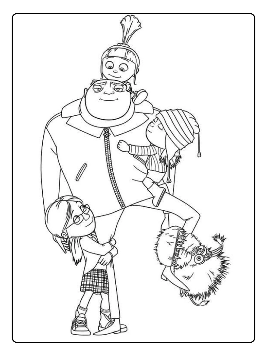 Disegni da colorare Cattivissimo Me PDF