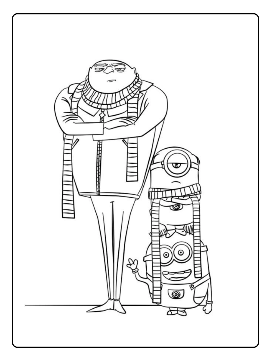 Disegni da colorare Cattivissimo Me gratis