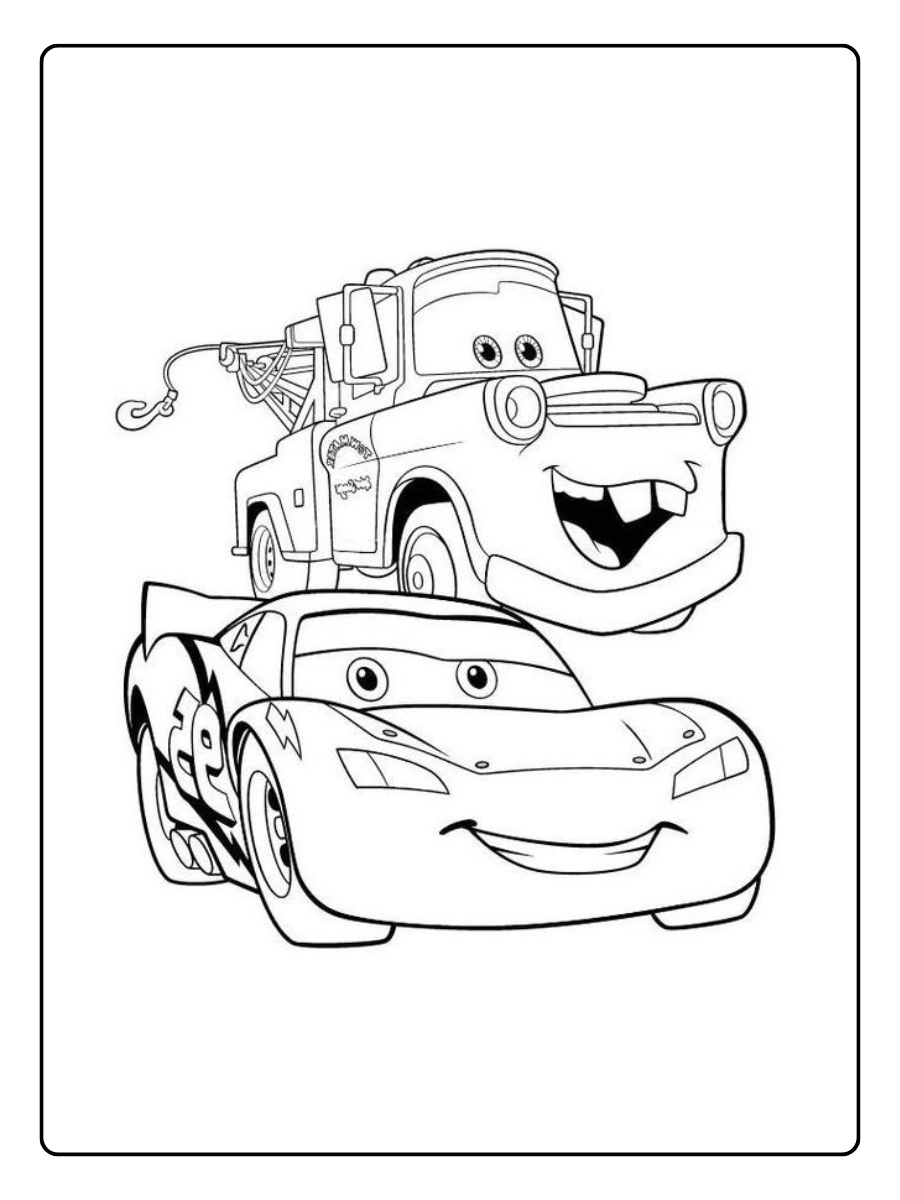 Disegni da colorare Disney Cars McQueen