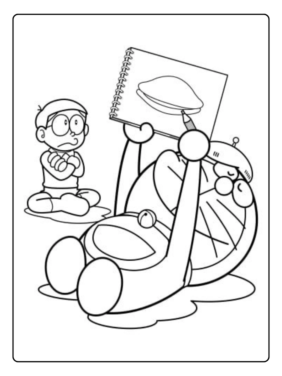 Disegni da colorare Doraemon da stampare