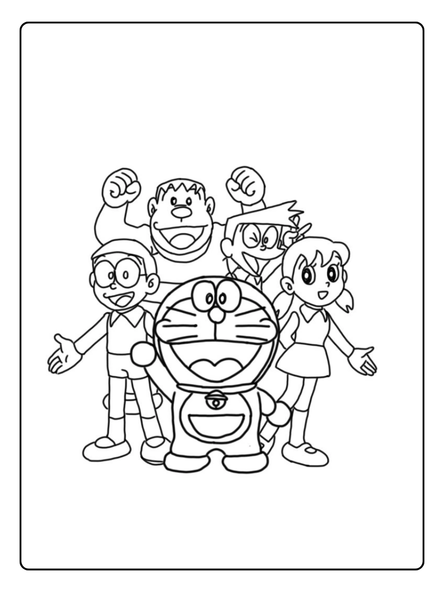 Disegni da colorare Doraemon gratis