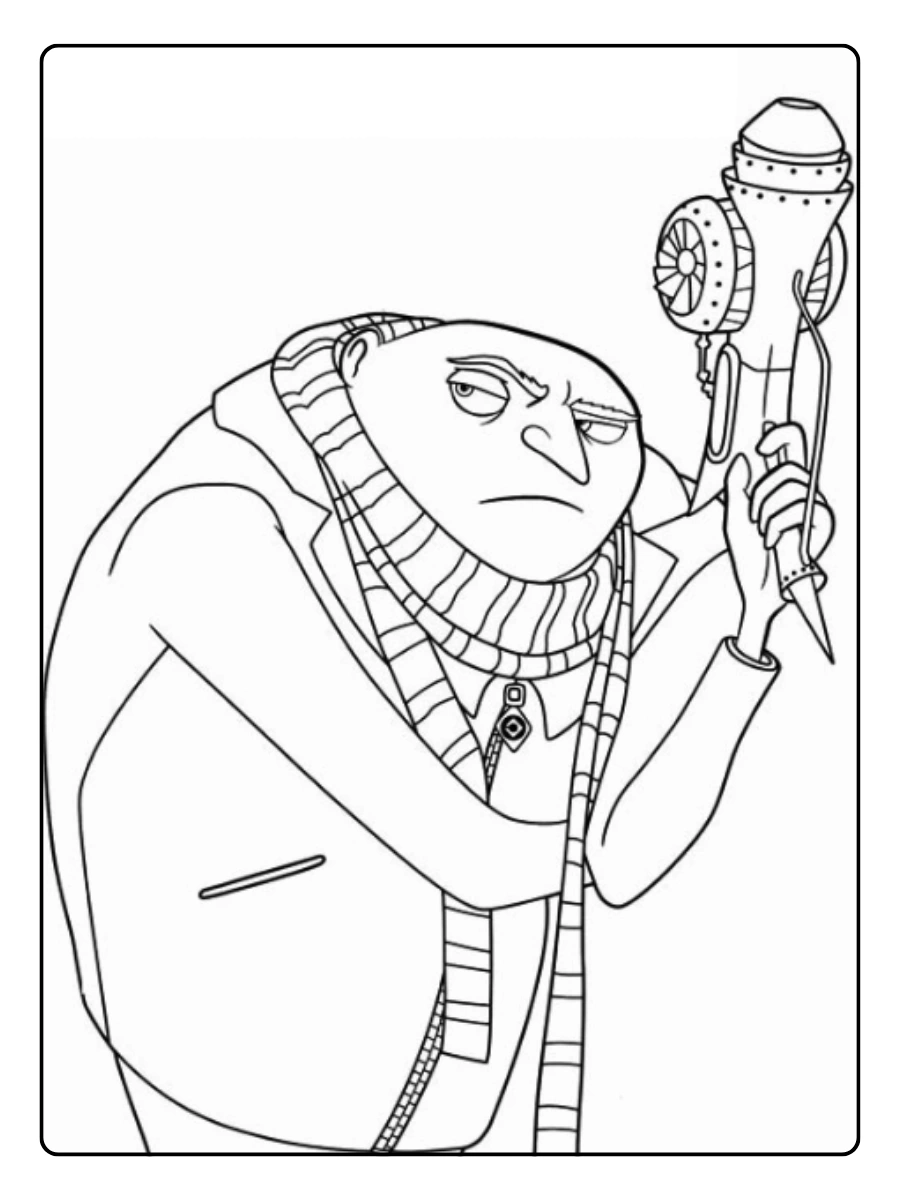 Disegni da colorare Gru