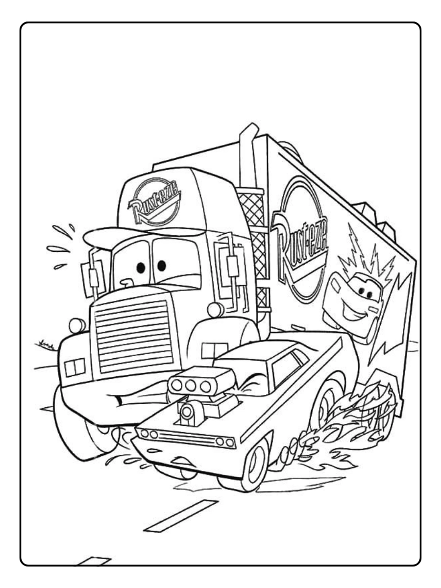 Disegni da colorare McQueen gratis