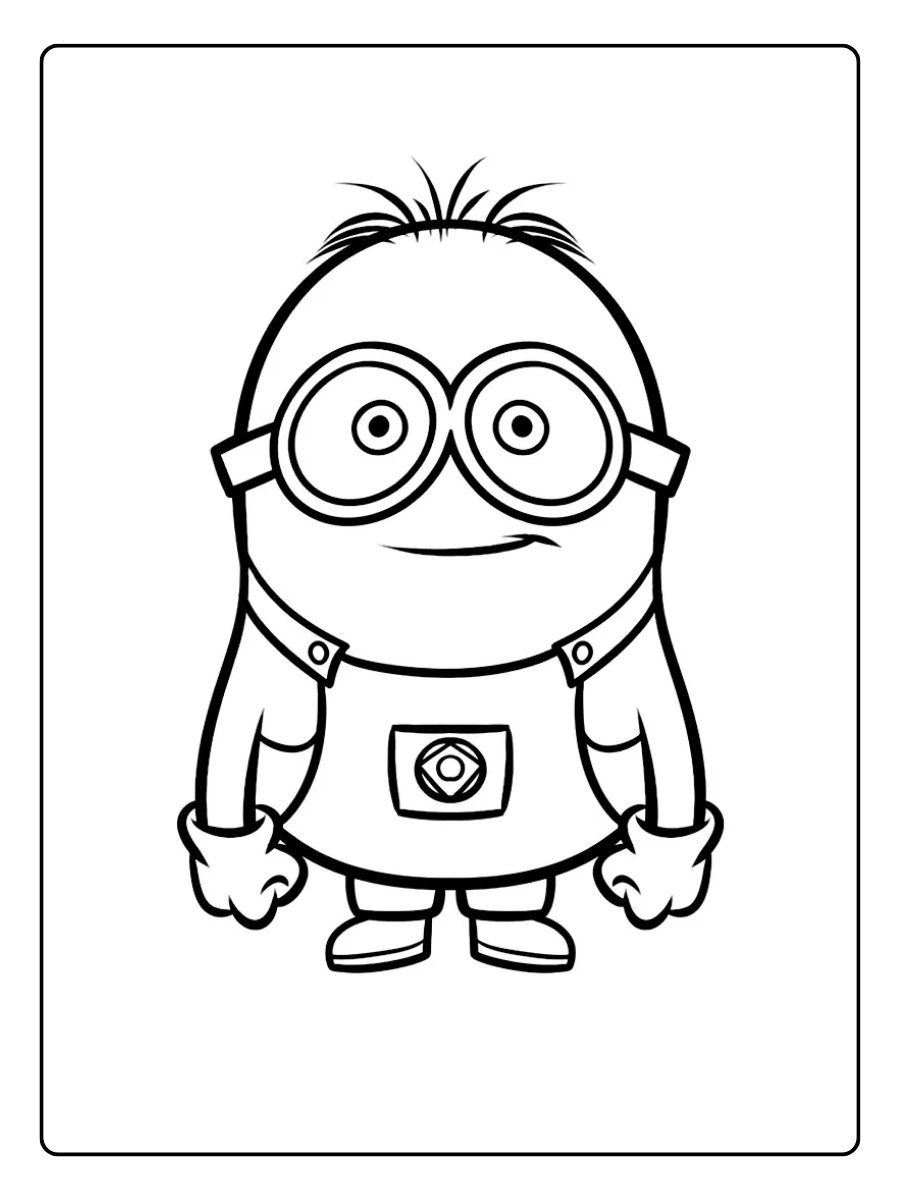 Disegni da colorare Minions PDF