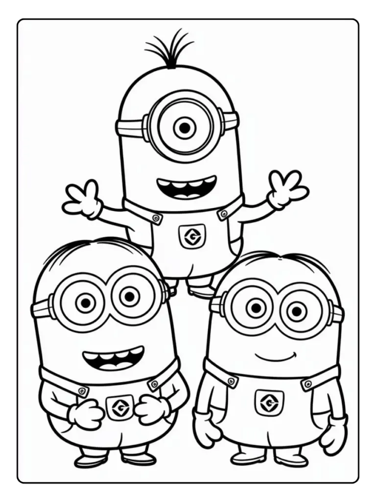 Disegni da colorare Minions gratis