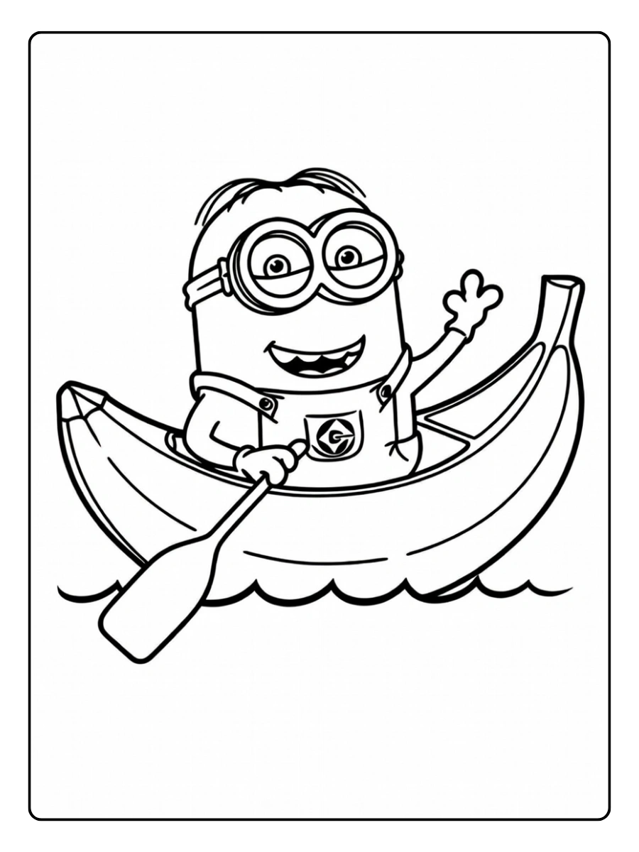 Disegni da colorare Minions per bambini