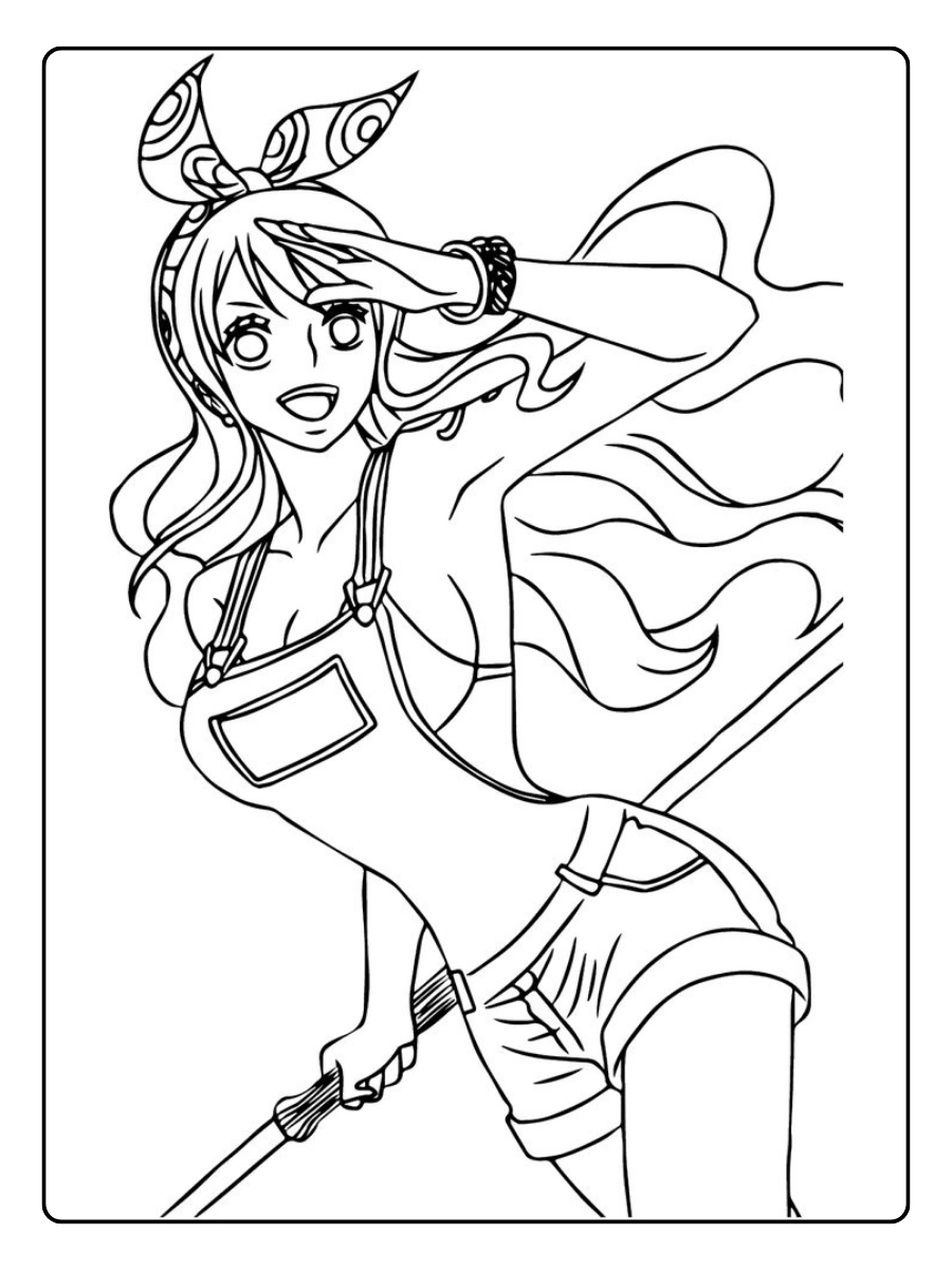 Disegni da colorare Nami One Piece