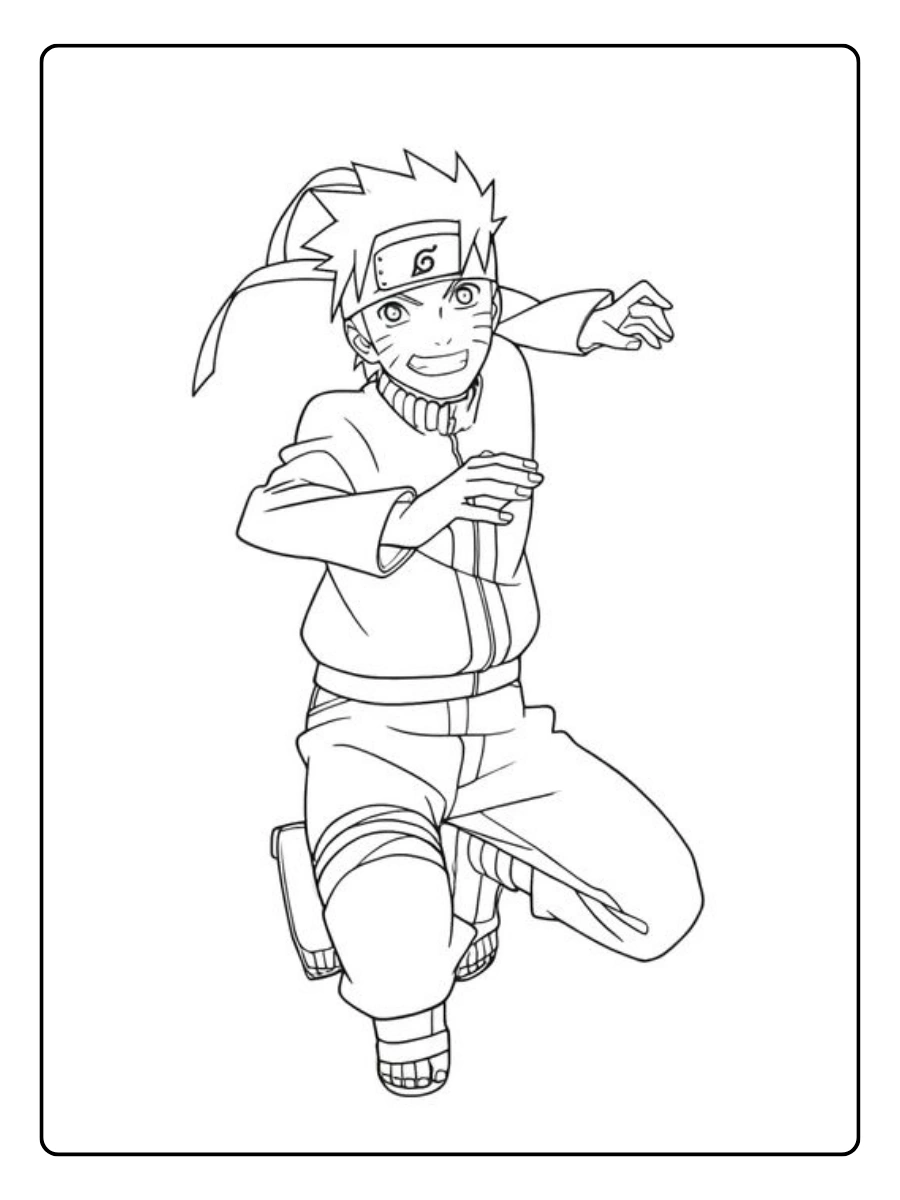 Disegni da colorare Naruto Shippuden PDF