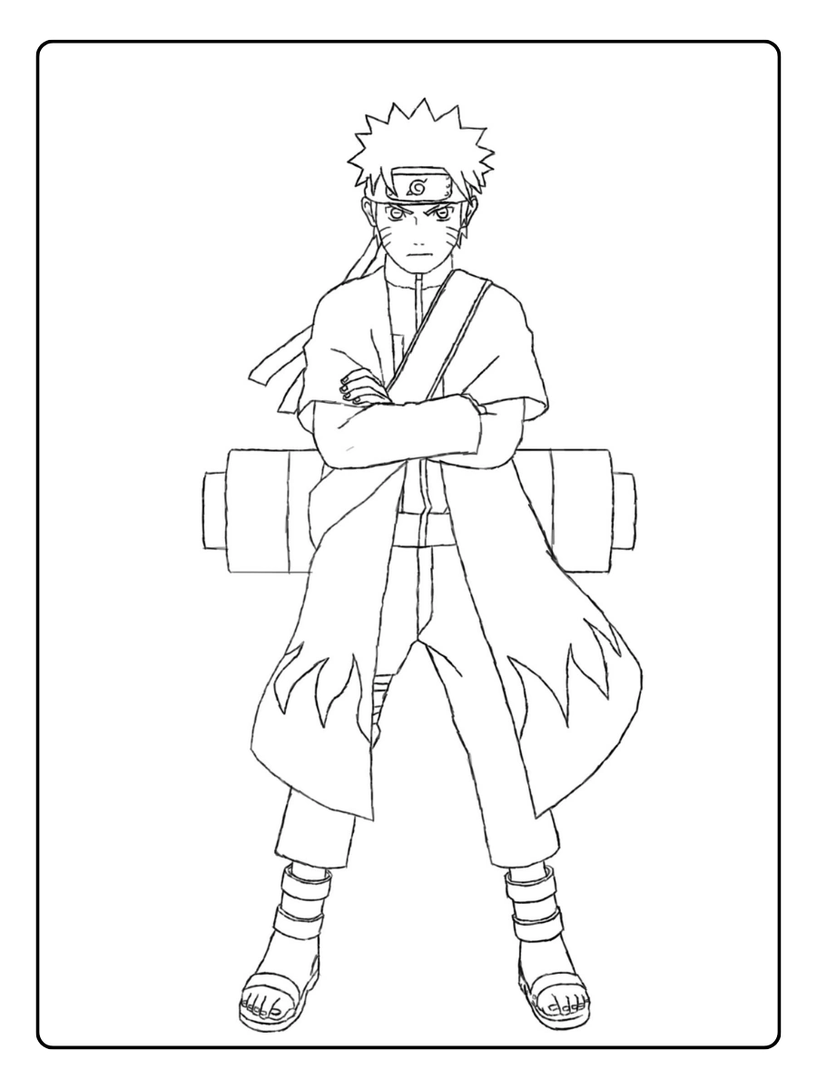 Disegni da colorare Naruto Shippuden anime