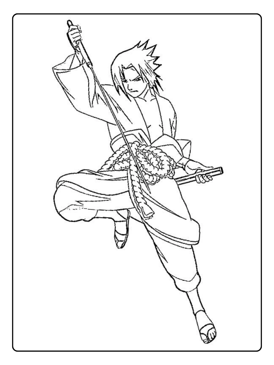 Disegni da colorare Naruto Shippuden da stampare